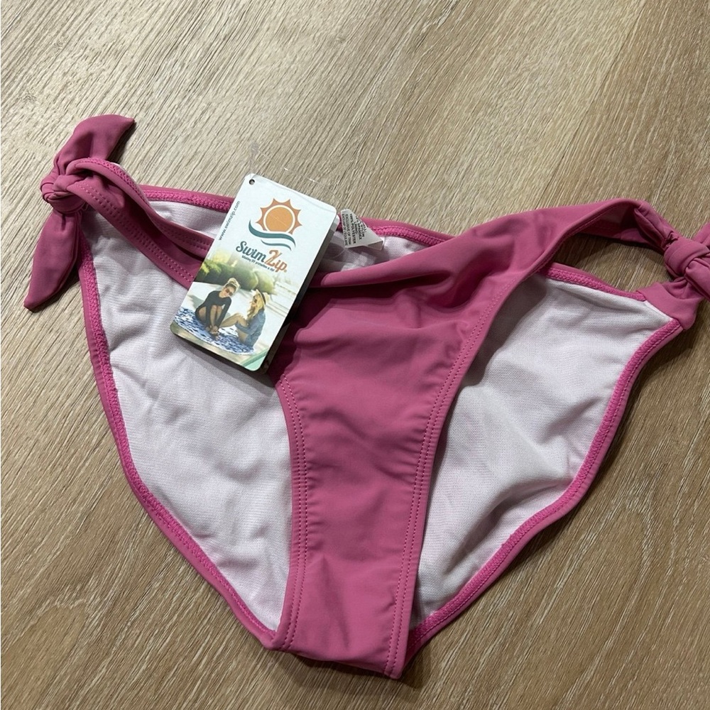Swim Zip Bikini Bottoms Small